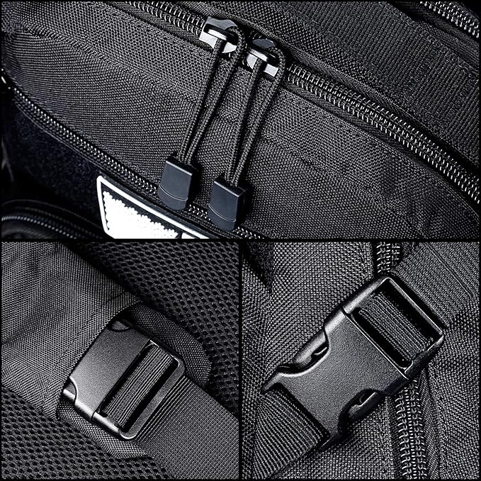 G4Free EDC Bag Tactical Sling Bag Backpack Molle Chest Shoulder Assault Pack Rectangular Outdoor Daypack