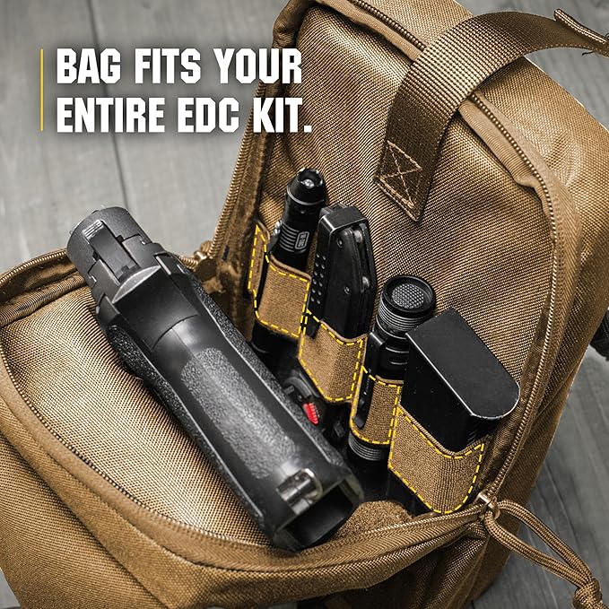 M-Tac CCW Sling Bag for Men &amp Women - EDC Shoulder Bag Tactical - Crossbody Concealed Carry Bag - Mens Chest Pack