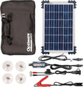 Optimate Solar Duo 10W Travel kit TM522-D1TK 6-Step 12V / 12.8V 0.8A Weatherproof Solar Battery Saving Charger &amp maintainer