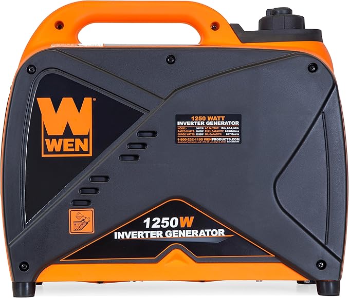 WEN 56125i Super Quiet 1250-Watt Portable Inverter Generator CARB Compliant