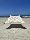 Neso Grande Portable Beach Tent Sun Shelter - Lightweight Beach Shade Canopy - Easy Setup for Family Outings - Patented Reinforced Corners - UPF 50+ Sun Protection