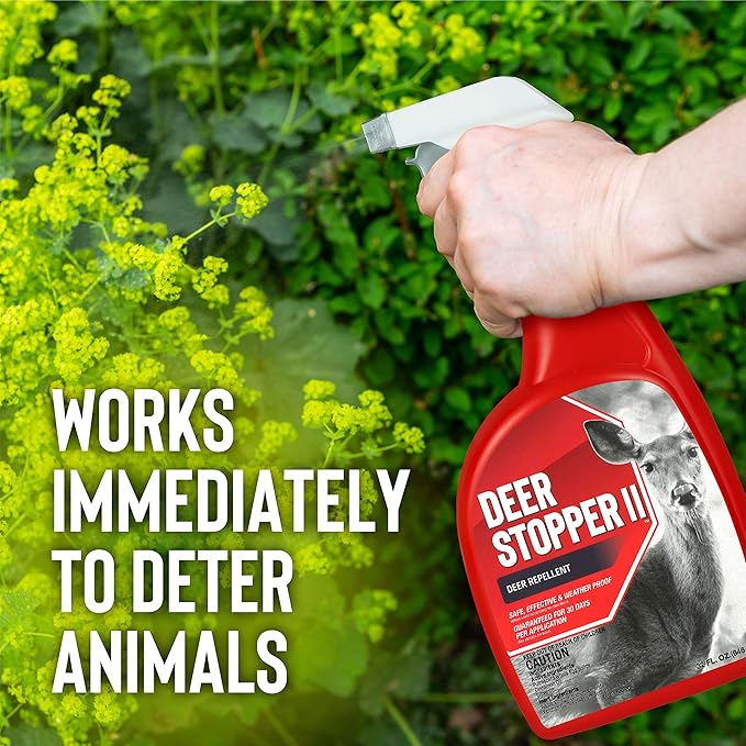 Deer Stopper Repellent (1 Gallon) and Messina XDU128 Deer Stopper II Gallon Refill