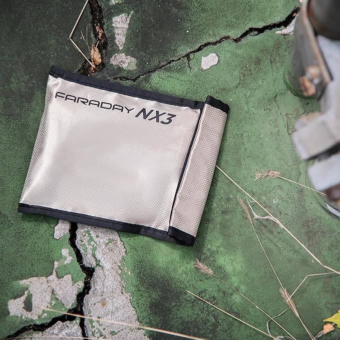 Faraday Dry Bag Backpack + NX3 3pc Kit | Waterproof | Anti-Tracking | RFID Signal Blocking | Protect Data and Devices from Hacking Tracking EMP | Cell Phone | Tablet | Laptop