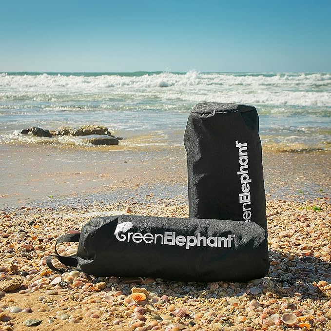 Green Elephant Beach Tent - Pop Up Beach Shade with UPF 50+ UV Protection Easy Setup Beach Sun Shelter for Camping Fishing Backyard &amp Picnic Gold Brown