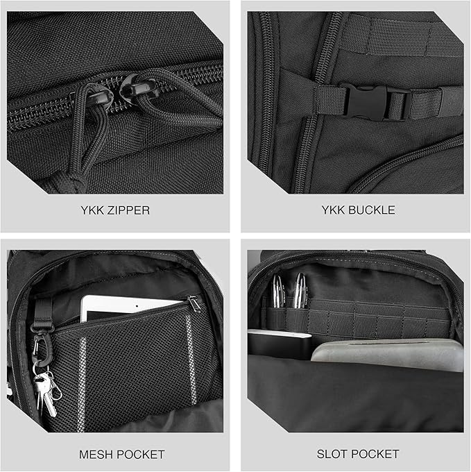 Mardingtop 30L Military Tactical Backpack for MenMolle Rucksack EDC Daypack for HikingTravelCamping Hunting