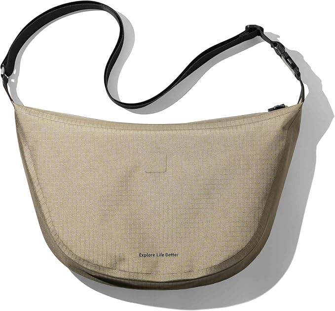bitplay AquaSeal Sling Bag IPX7 Waterproof Shoulder Sling Bag 9L Storage Keeps Gear Dry Under Water for 30 min Sand