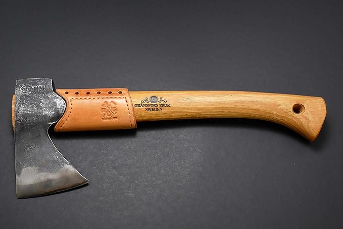Leather Axe Handle Guard (Gransfors Bruk Wildlife Hatchet Tan/Natural Leather)