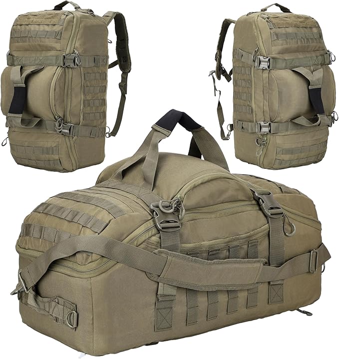 Gym Bag Duffle Bags Backpack Travel Duffle Bag with Weekend Overnight Bag for Outdoor Tactical Sports Travel Camping Hunting
