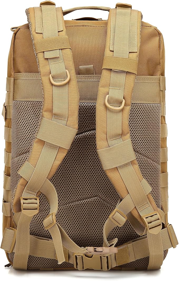 Lovelinks21 Hiking Assault Backpack Waterproof Motorcycle Backpack Bug Out Pack Rucksack for Outdoor Hiking