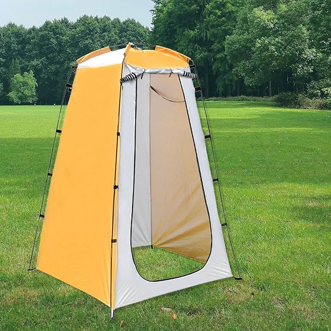 Privacy Tent Mobile Toilet for 1 Person Waterproof Portable Shelter Changing Tent Shower Tent for Hiking Picnic RV Camping