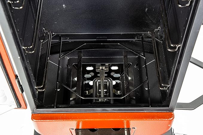 Pit Boss 3-Series Gas Vertical Smoker Red Hammertone - 10773