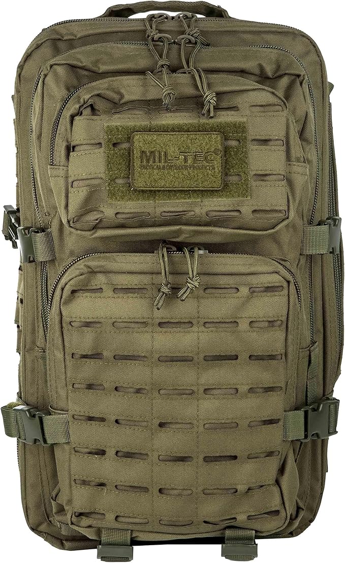 Mil-Tec Laser Cut Assault Backpack Olive Drab Large 14002701