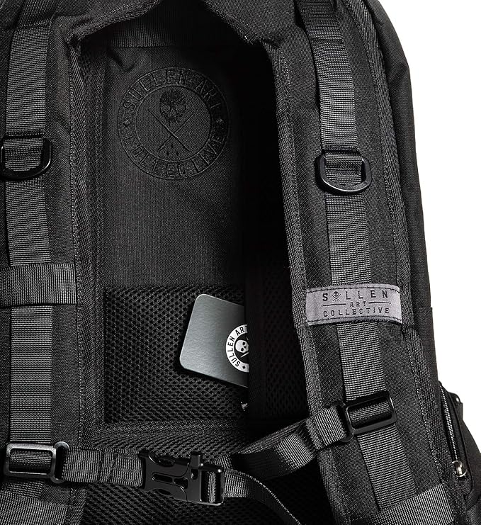 Sullen Blaq Paq Tactical Tattoo Art Lifestyle Bag Backpack Military Style - Black