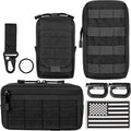 Tactical MOLLE Utility Pouch Kit – EDC Accessories Bag with Phone Holder Water Bottle Pouch Medical First Aid Pouch for Outdoor Hiking Camping and Duty Use