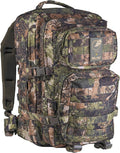 Mil-Tec Unisex Assault Pack - Rugged Durable Lightweight Ergonomic Versatile Tactical Outdoor Camping Hiking Backpack with Adjustable Padded Shoulder Straps &amp MOLLE Loops Phantomleaf WASP I Z3A