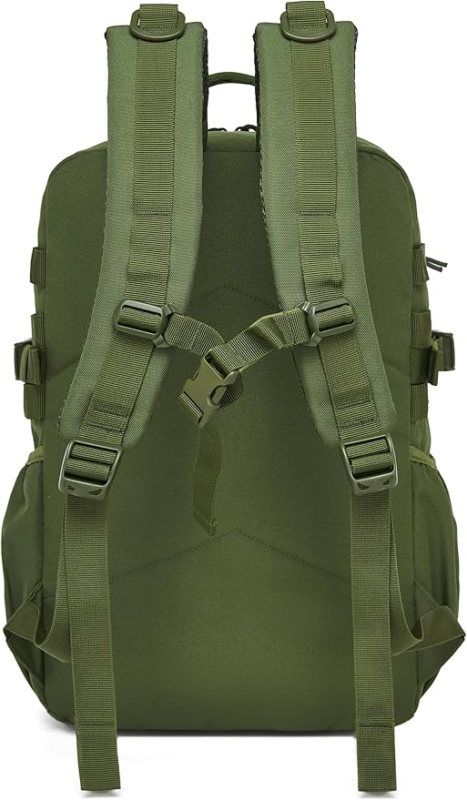 Wotony Tactical Backpack - Military waterproof backpack with multiple pockets and tactical gear for the outdoors (army green 25L)