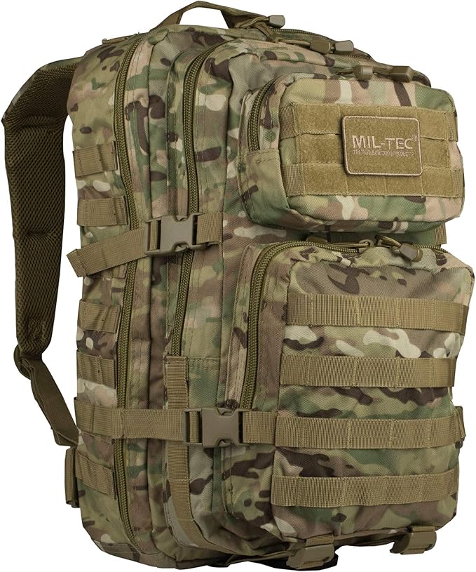 Mil-Tec MOLLE Tactical Assault Backpack multitarn Large