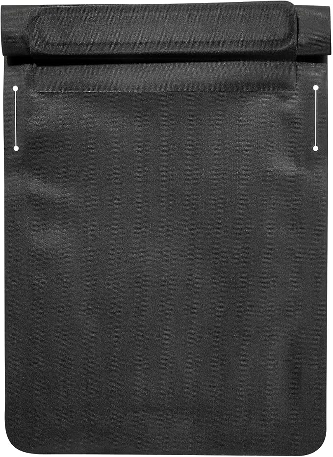 Tatonka WP Dry Bag A6 - Waterproof Mobile Phone Case with Viewing Window for Operating Touch Displays - Waterproof According to IPX7 Standard - 23.5 x 16 cm (Black)