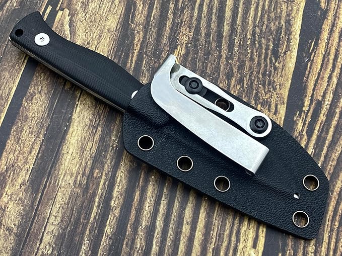 TWO SUN SixLeaf SL-41-G10 Micro Fixed Blade Knife M390 Steel G10 handle Belt Sheath EDC Mini Tool