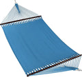Jumbo Caribbean Hammock - 55 Inch - Soft-Spun Polyester - Light Blue