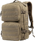 Tactical Backpack Military Survival Pack EDC Daypack Bag MOLLE for Camping Hiking Hunting Bugout Travel 25L