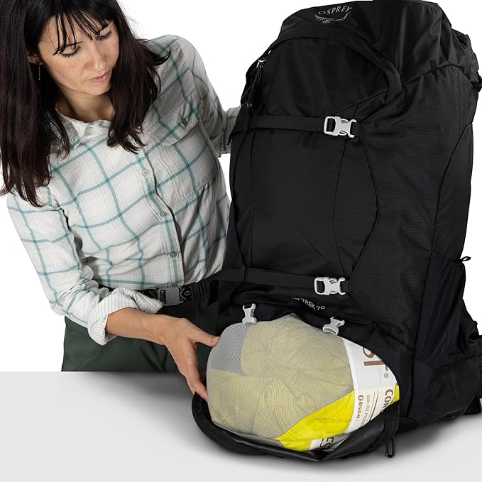 Osprey Fairview Trek Women's Travel Backpack - Hybrid Backpacking &amp Travel Bag with Internal Organization