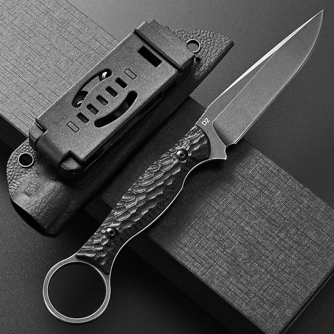 Gtkii GTK344 Fixed Blade Knife D2 Steel Blade Full Tang G10 Handle Small EDC Tool Fix Knifes for Camping Survival Outdoor