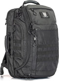 CARGO 48L Tactical Travel Backpack Dual 17 Inch Device Bays RF and NFC Shielded Compartments 1000D Water Resistant Shell MOLLE Compatible Duffel Convertible 3 Day Pack