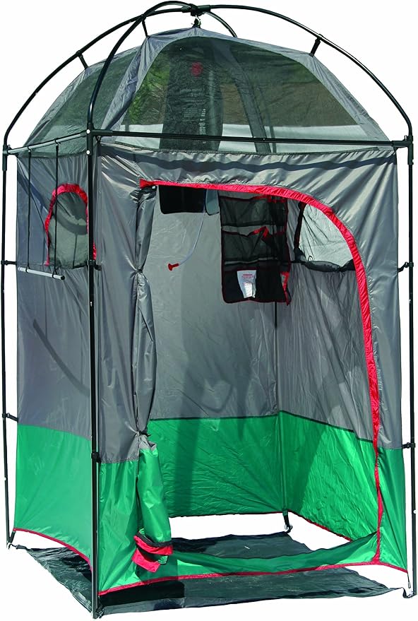 Texsport Portable Outdoor Camping Shower Privacy Shelter Changing Room Gray 1 Count (Pack of 1)