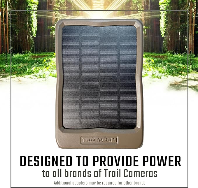 TACTACAM Reveal Solar Panel for Cellular Trail Cameras X 2.0 X Gen 1 SK XB (Solar Panel)