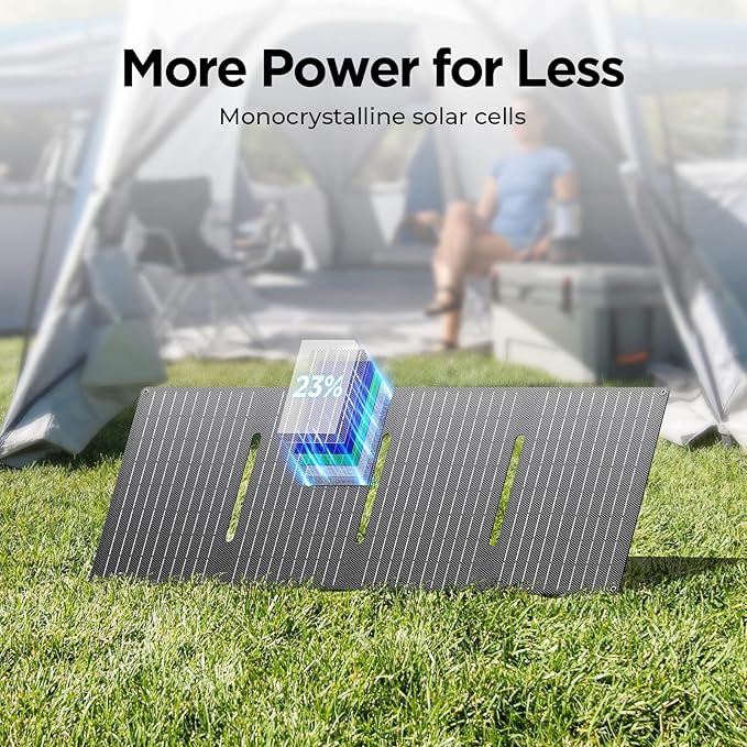 SinKeu Solar Generator with Panels Included - 300W Portable Power Station with 40W Solar Panel256Wh (80000mAh) LiFePO4 Battery with USB DC AC Outlets for Home Laptop RV Hurricane Camping