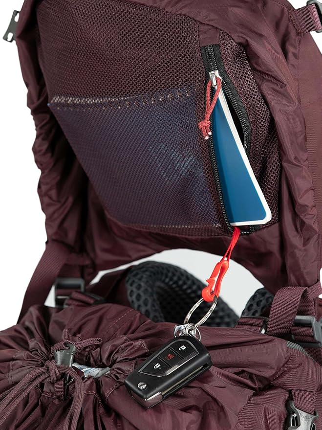 Osprey Kyte 58L Women's Backpacking Backpack with Hipbelt Elderberry Purple WM/L