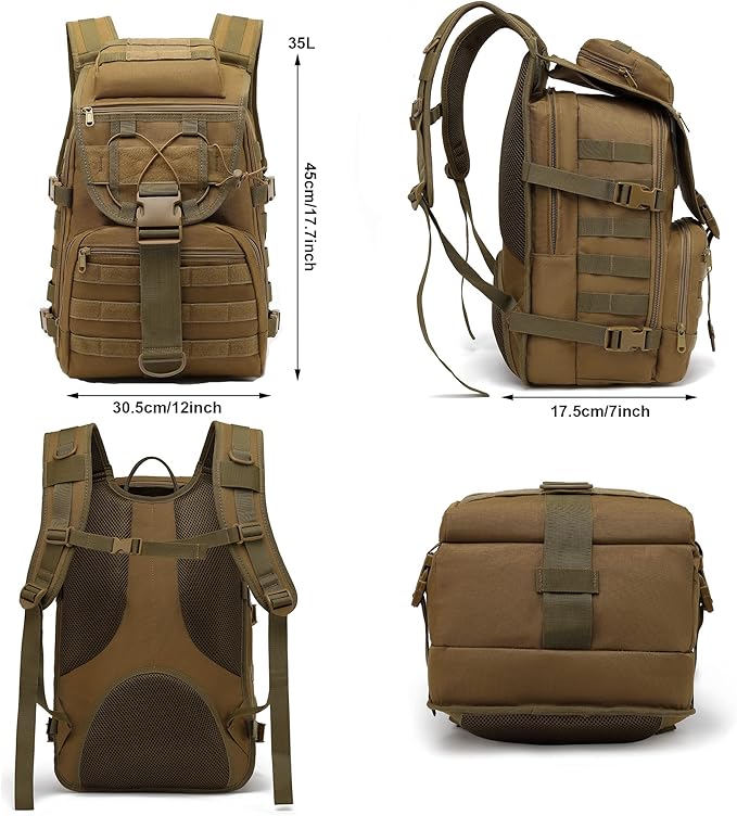 Military Tactical Backpack for Men Survival Army Backpacks for Camping Hiking Trekking