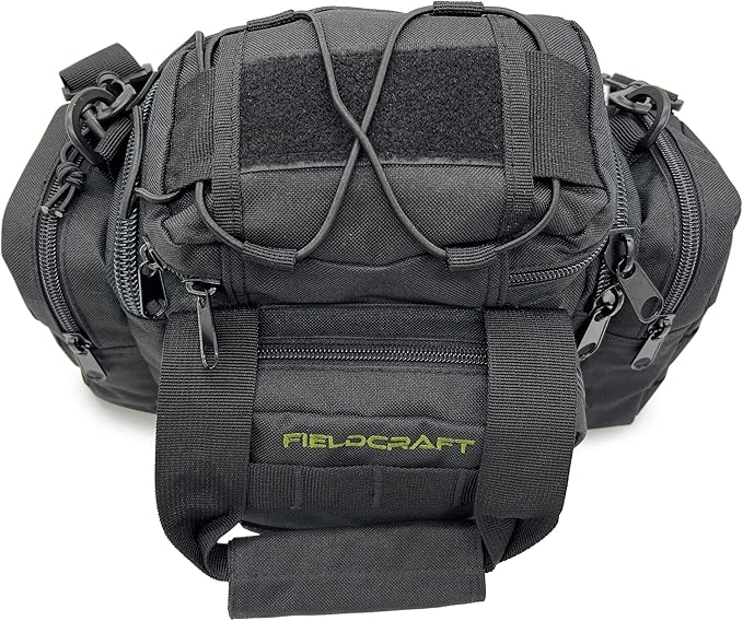 Compact Range Shooting Hunting Hiking Tactical Bag Military MOLLE Waist Shoulder Strap Pack Gear Pistol Handguns Gun Ammo