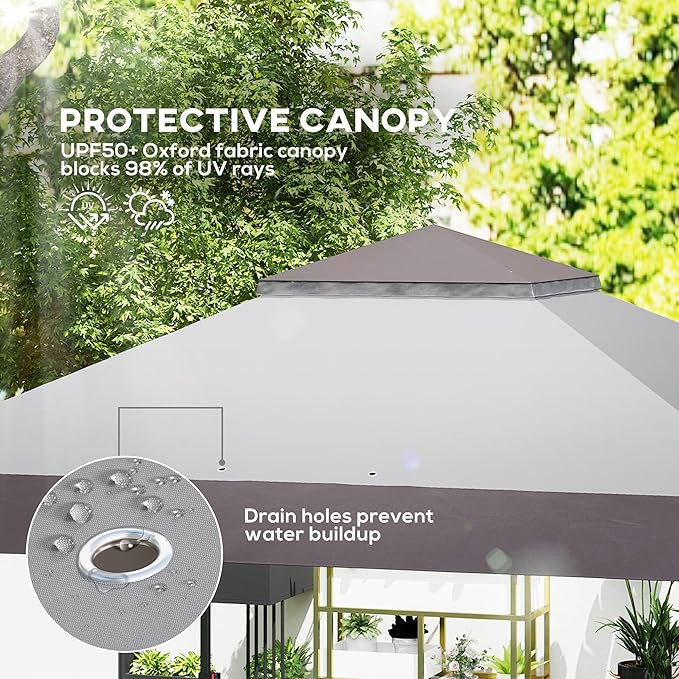 13x13 Pop Up Canopy Tent with UV50+ Blocking Adjustable Height Heavy Duty Material Wheeled Carry Pack 4 Sand Bags Green Shade