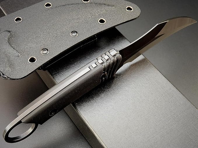 Eafengrow EF99 Fixed Blade Knife D2 Steel Blade G10 Handle Full Tang EDC Tool Knife for Outdoor Working Camping Hiking