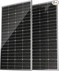Epoch 400W Bifacial Solar PanelsN-Type 12/24 Volt Monocrystalline Solar Panel High-Efficiency Waterproof Solar Module for RV Camping Boat MarineOff-Grid[200w×2pcs]
