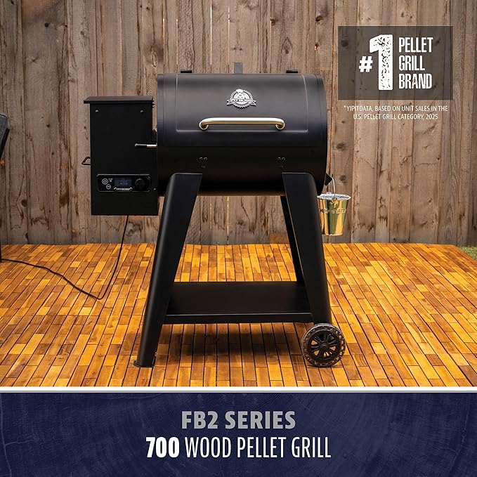Pit Boss 700FB2 Pellet Grill - Matte Black - PB700FB2