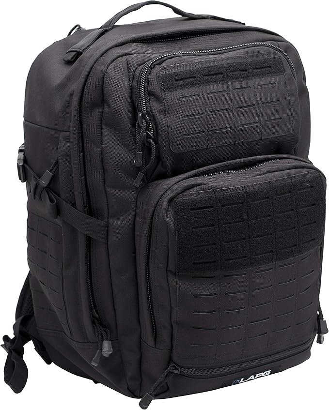 LAPG Atlas 24 Hour Tactical Backpack for Men &amp Women Large Hiking Camping Bug Out Backpack Combat Survival Gear Bag Black
