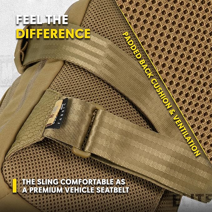 M-Tac Elite Sling Bag - EDC Tactical Crossbody Concealed Carry CCW Chest Pack