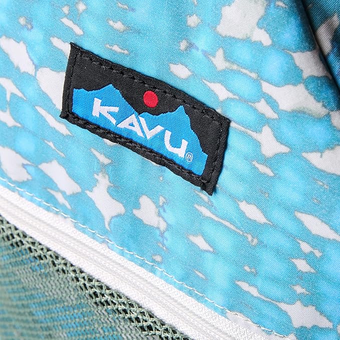 KAVU Yoho Sling Rucksack Semi Padded Water Resistant Double Sided Mini Backpack - Ripple Tie Dye