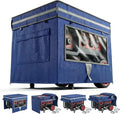 Generator Covers Generator Covers While Running 32X24X24 inches Top Can be Opened With Tool Bag and Visual Operation Window Suitable for 3000W-12000W Frame Generator Blue