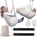 Abby &amp Noah Improved Sensory Swing for Adults &amp Kids (Large - 108x75) | Autism &amp ADHD Indoor &amp Outdoor Therapy Swing | Ceiling Hanging Sensory Hammock | Kids Indoor Swing | Holds Up
