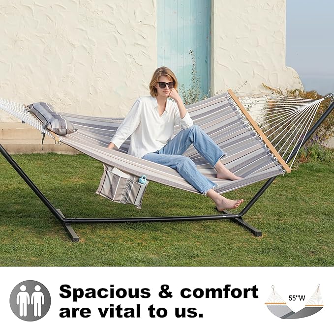 Fabric Hammock with Stand (Peace Dove)