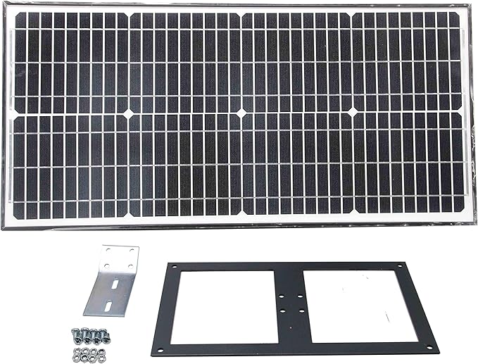 ALEKO SP30W24V 30 Watt 24 Volt Monocrystalline Solar Panel for Gate Opener Pool Garden Driveway