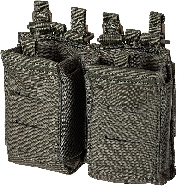 5.11 Tactical Flex Double AR Mag Pouch 2.0 - Versatile Flex-HT Mounting Holster Concealed Retention Waterproof Straps 1 SZ Style 56754ABR