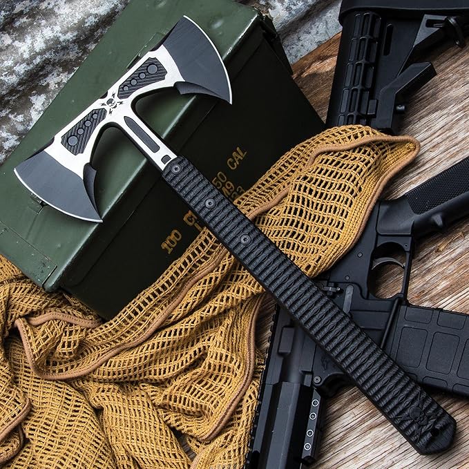 Liberator Double-Headed Infantry Tomahawk Axe and Sheath