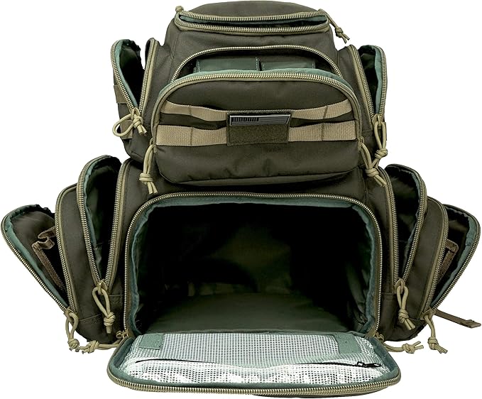 Tactical Shooting Range Backpack for Pistols HandgunsHeavy Duty Quality Gun Carrier Range Bag