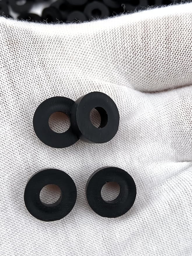 100 Pieces Rubber Washer Gasket Replacements Fit for Kydex Sheath Knife Case DIY Accessory