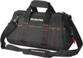 WORKPRO 16-inch Close Top Wide Mouth Tool Storage Bag with Water Proof Rubber Base W081022A 16